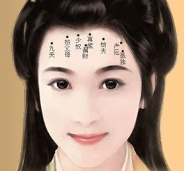 女人额头面相痣图解额头上长痣的女人面相