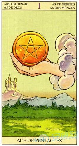 塔罗牌解释塔罗牌星币牌星币一解释大全图文