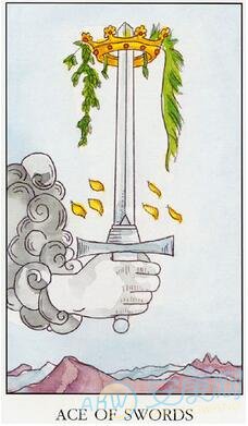 塔罗牌解释塔罗牌宝剑牌宝剑一解释大全图文