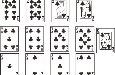 52张扑克牌算命法图片