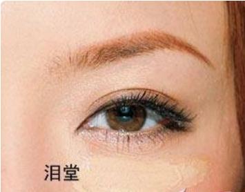 眼睛下面,相学上称之为男女宫,或是泪堂.