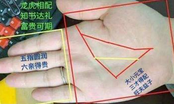 关于手相中的三角纹