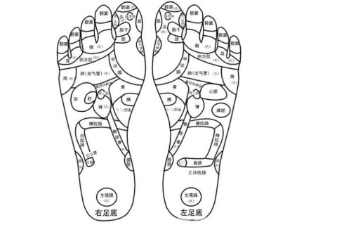 脚心痣图解大全 女人图片