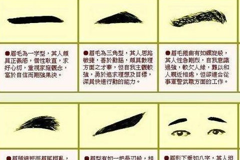 眉毛长的男人面相图解