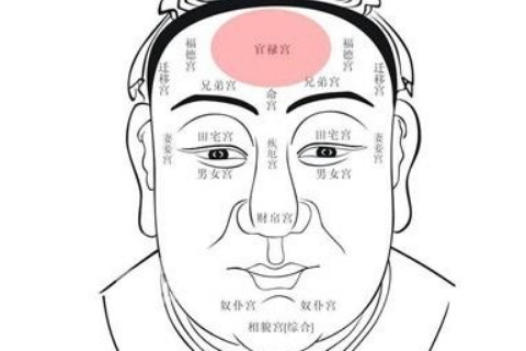 男人额头面相图解大全