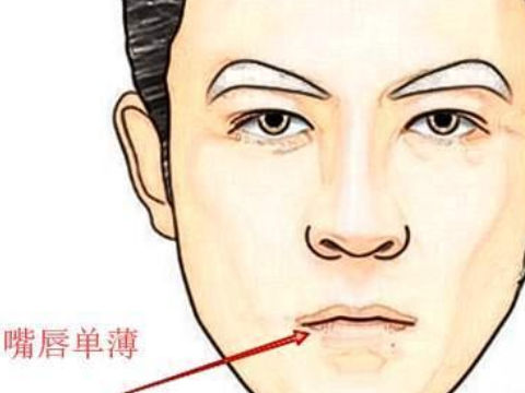 上嘴唇薄的男人面相好不好